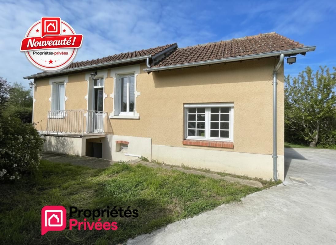 Maison 3 pièces 64m2 2 chambres bureau Abri de jardin terrain 500m2 182900 FAI