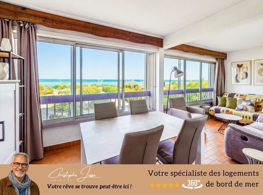 Appartement 4-6 couchages face mer