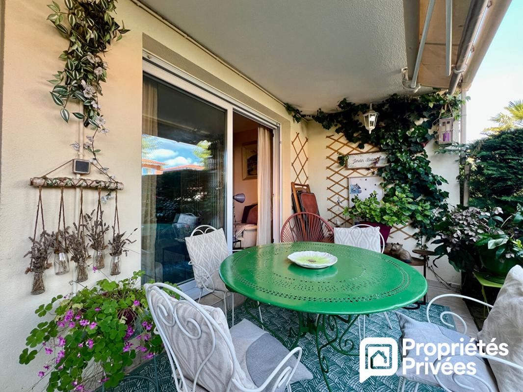 Appartement 3 pièces avec jardin, résidence avec piscine, emplacement recherché