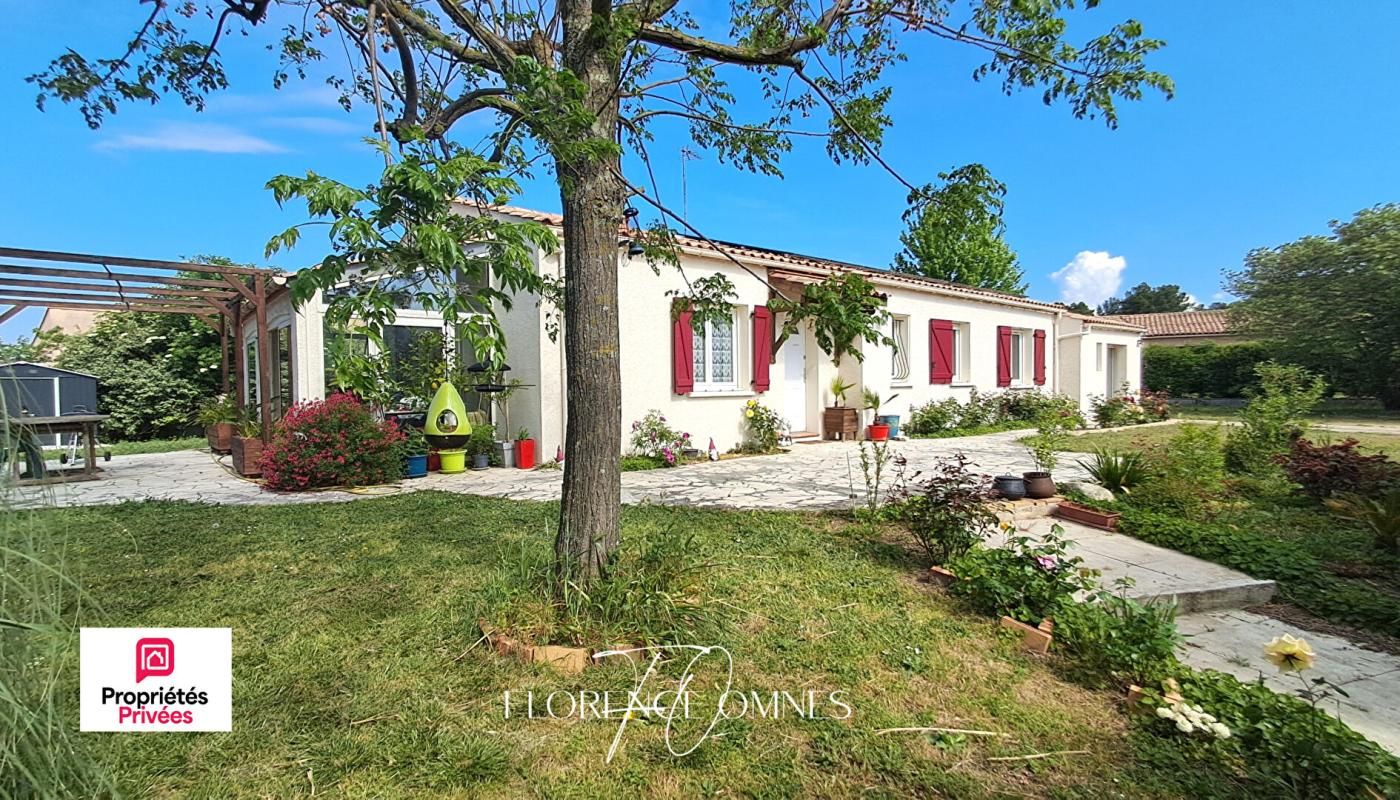 TREBES Villa de plain-pied - 145 m² - 5 chambres -Parcelle arborée de 1304 m²