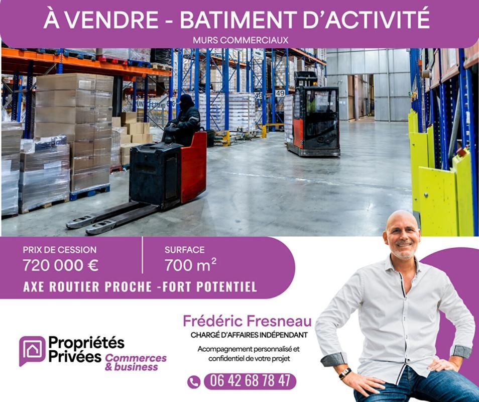 Bâtiment d'activité de 700 m² aux portes de Vannes - Fort potentiel d'exploitation
