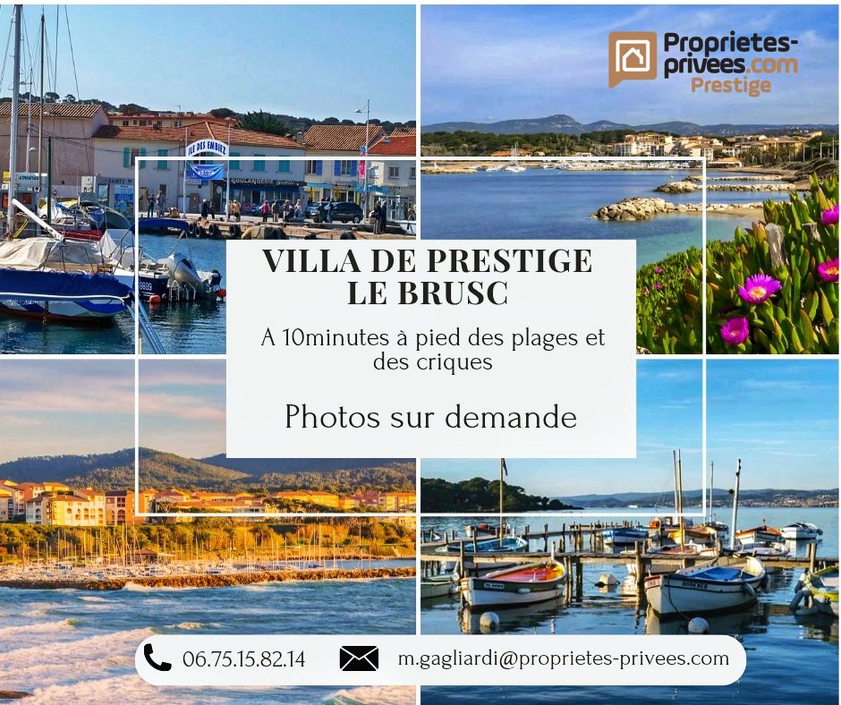 VILLA LE BRUSC- A DEUX PAS DES PLAGES
