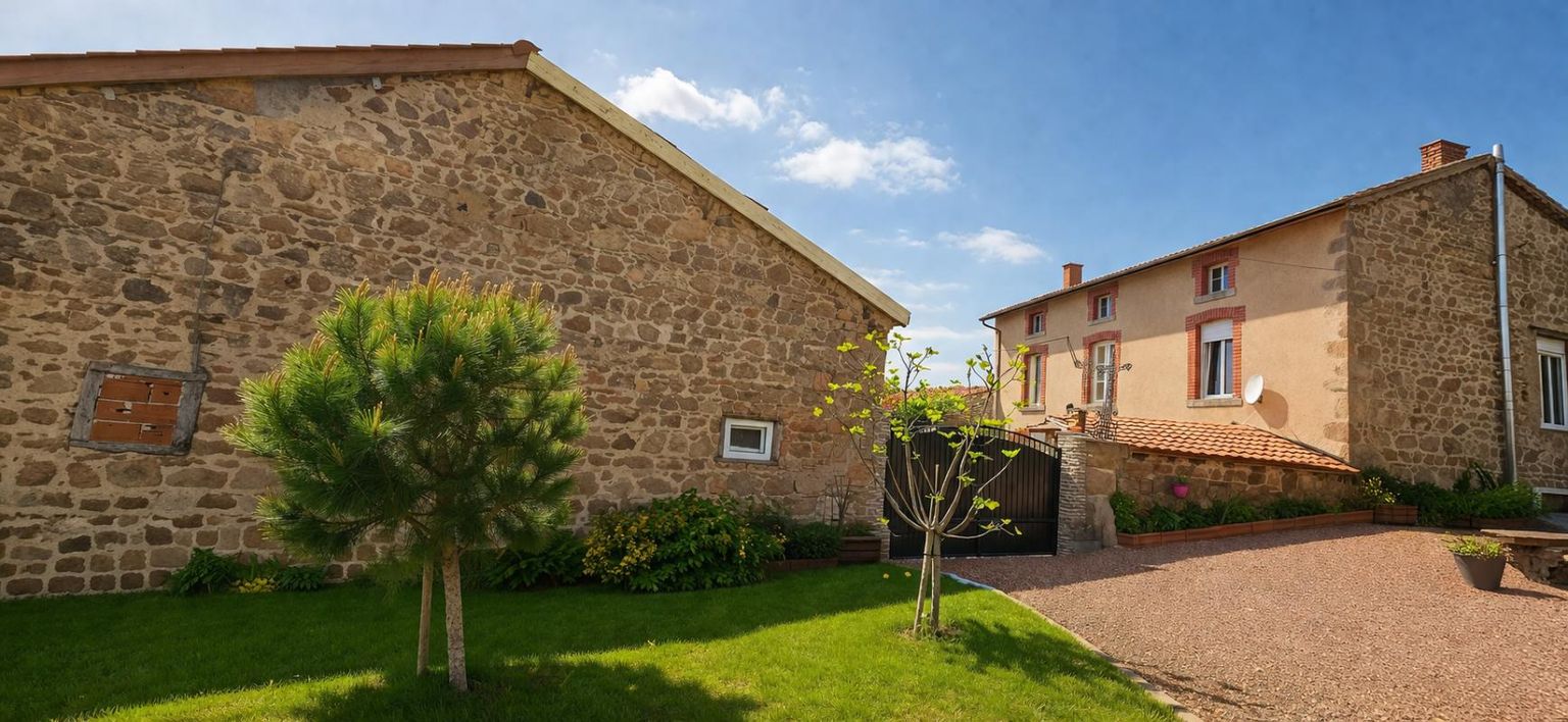 ST JUST EN CHEVALET - CORPS DE FERME