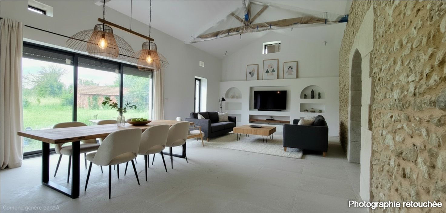 Maison d'habitation, gite, dépendance, hangar