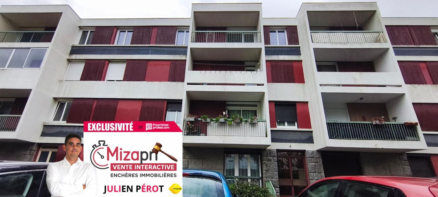 Exclusivité ! Vente interactive, APPEL d'OFFRES. Côtes d'Armor 22000 SAINT-BRIEUC. 2 lots, appartement 3 chambres avec cave et balcon