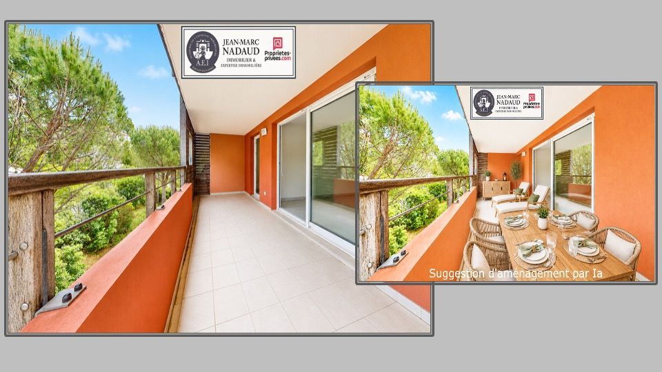 Appartement 3 pièces de 77,15 m² avec terrasse + garage, plages à pied