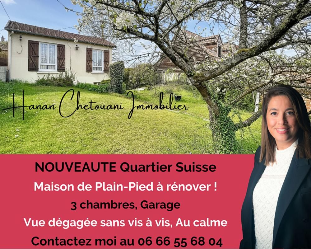 Quartier Suisse Maison Plain-pied à rénover, 3 chambres Fort potentiel