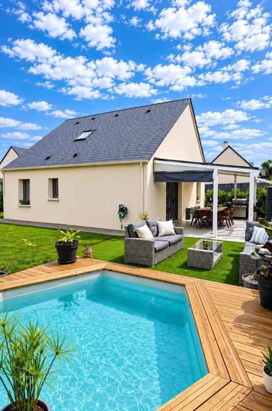 Maison contemporaine 2018 - 92m² - 3 chambres à Beaumont la ronce