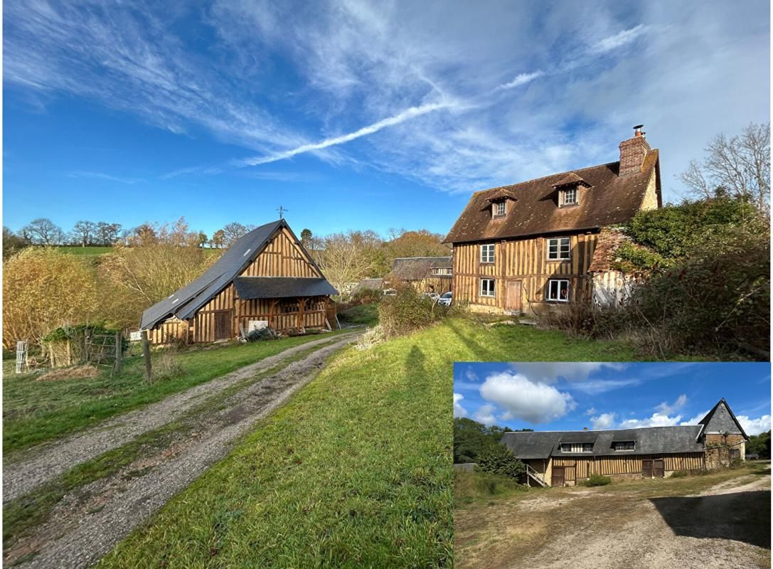 14340 Cambremer Ancien corps de ferme du XV è siècle 393 000 Euros