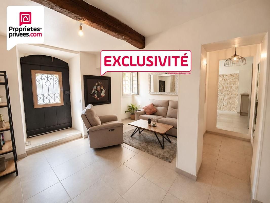 Appartement REZ DE CHAUSSEE 3 pièces d'environ 50 m2 au coeur du village