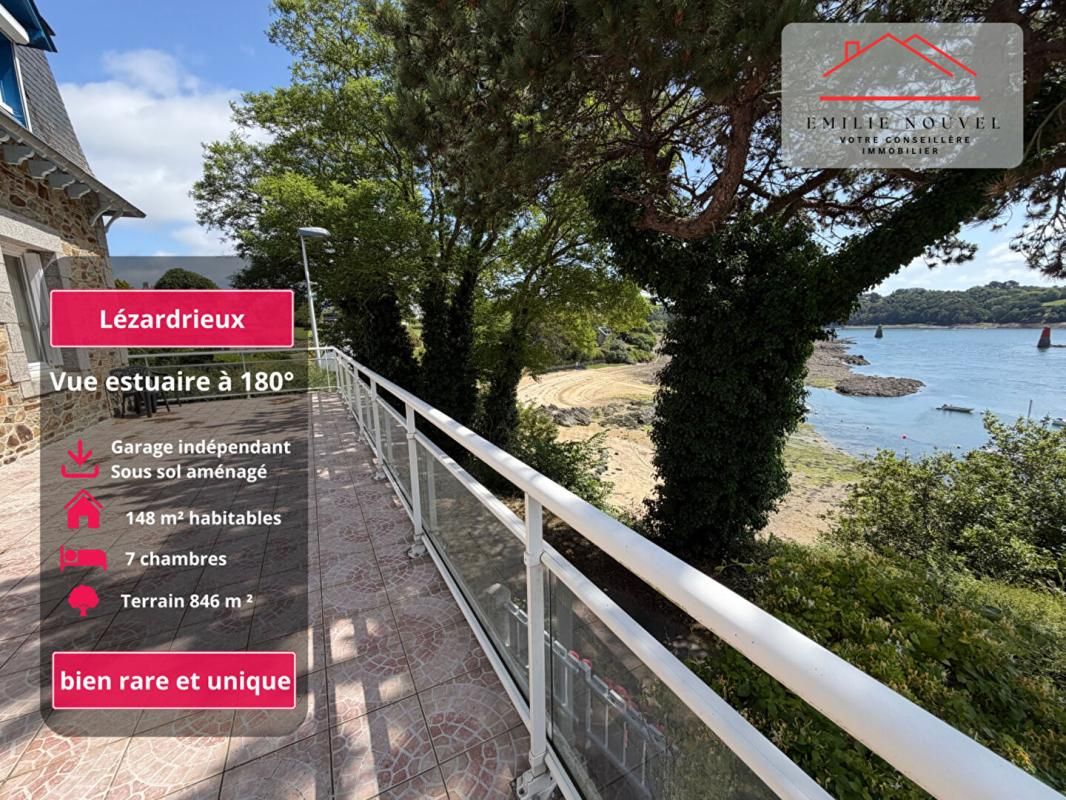 Lézardrieux ,Vue estuaire à 180° en première ligne