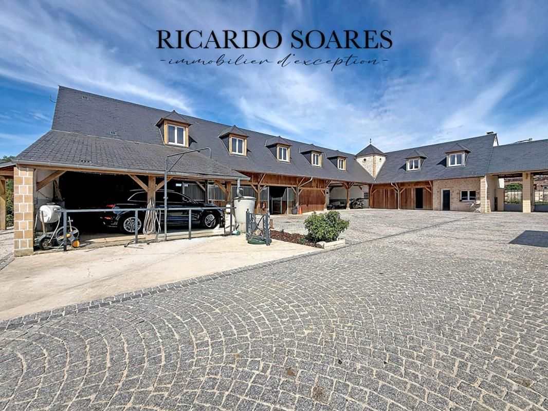 60490 RESSONS-SUR-MATZ - PROPRIÉTÉ ÉQUESTRE DE CARACTÈRE / 2001 / 210 m² HABITABLES / 5 CHAMBRES / GÎTE INDÉPENDANT / PISCINE / 10 BOXES / TERRAIN 9451 m²
