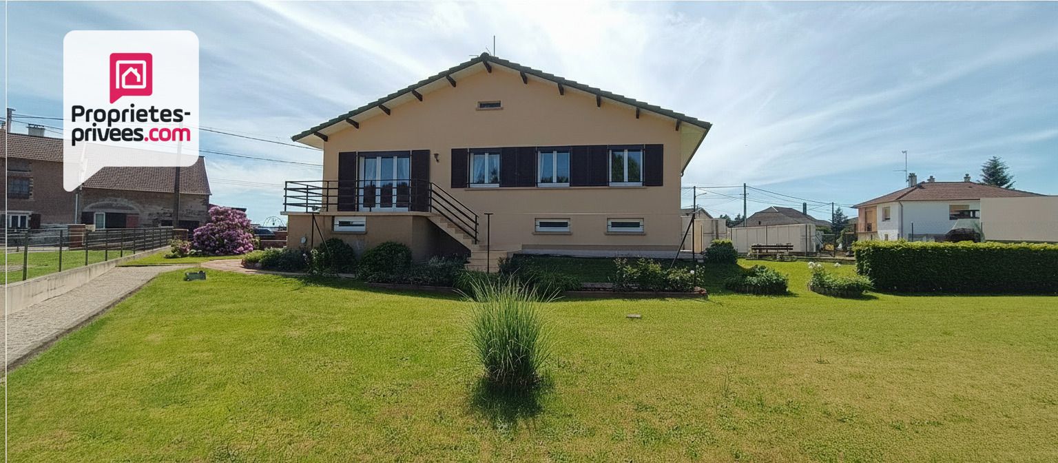 Maison individuelle 4 pièces avec cours d'eau