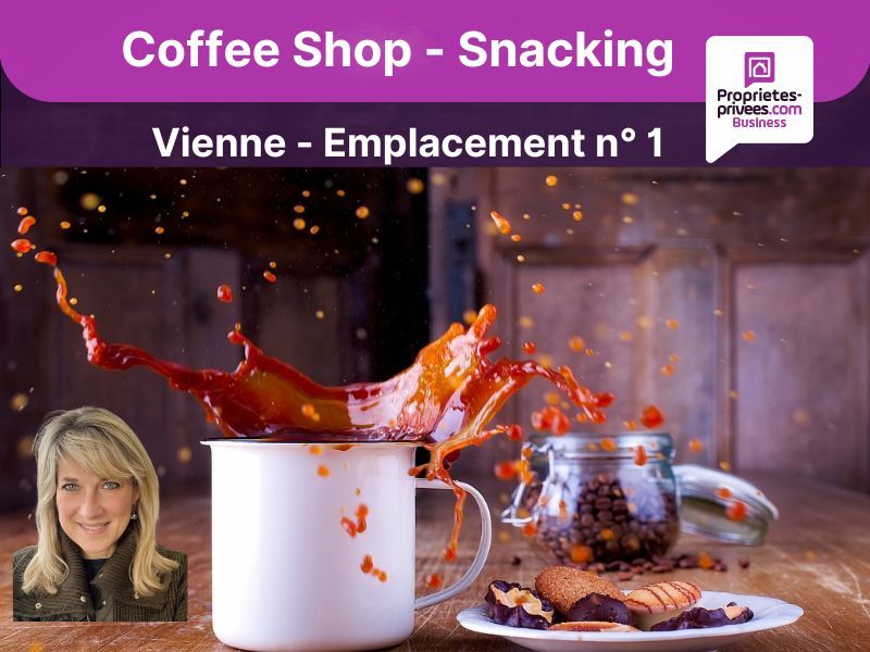 38200 VIENNE - Coffee shop - Terrasse - Emplacement N°1 Centre ville