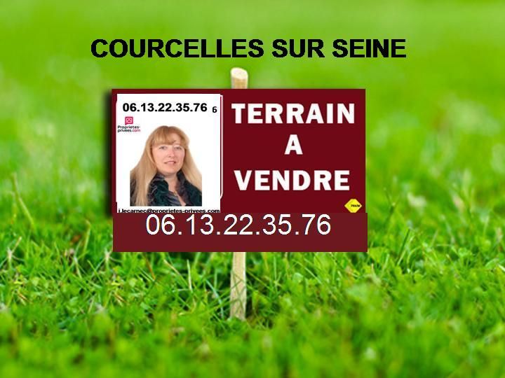 COURCELLES/SEINE - TERRAIN A BATIR PLAT ET VIABILISE DE  709M2  70.990