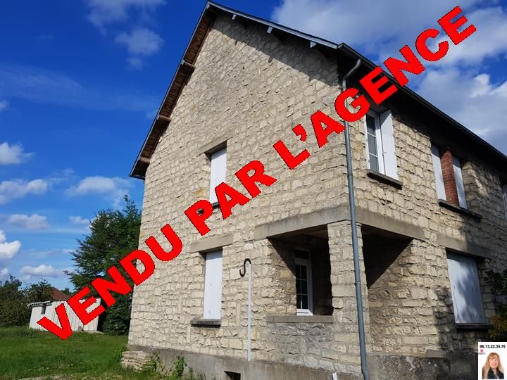 Courcelles Sur Seine - Maison en pierre de 113 m2 sur 823 m2 de terrain plat - Prix : 161.975?