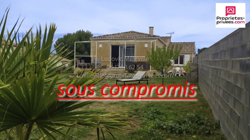 Villa type 4 100m² de plein pied avec garage sur 600m² de terrain