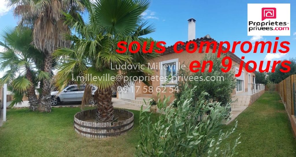 Villa T4 de 122m² /garage sur 649m² de terrain