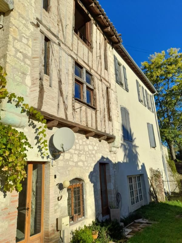 Maison pierre ancienne Lauzerte et appartement - 180 m² au total