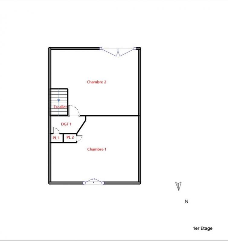 NEUFCHATEL-HARDELOT Appartement  3 pièce(s) 42 m2 3