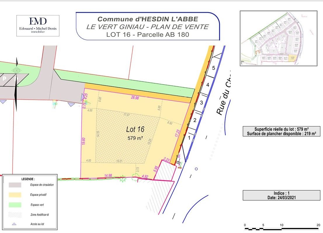 HESDIN-L'ABBE L'Agence Wimereusienne par Propriétés-Privées.Com vous propose : 2