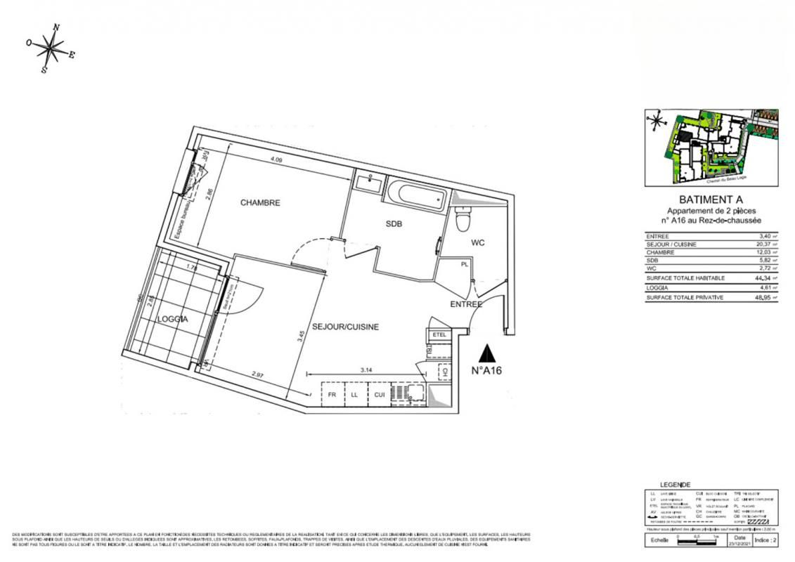 MIONNAY Appartement T2 - Mionnay 3