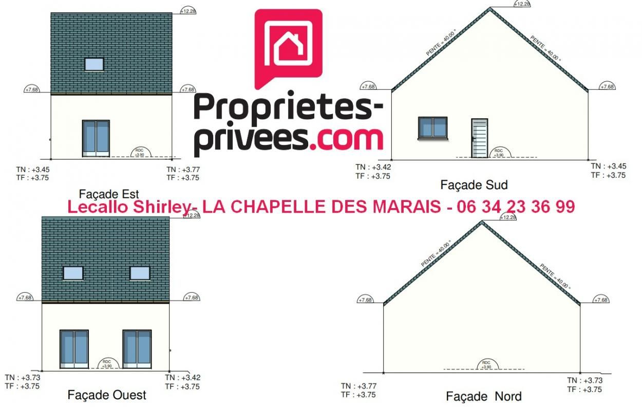 LA CHAPELLE-DES-MARAIS Maison La Chapelle Des Marais 106 m2 1