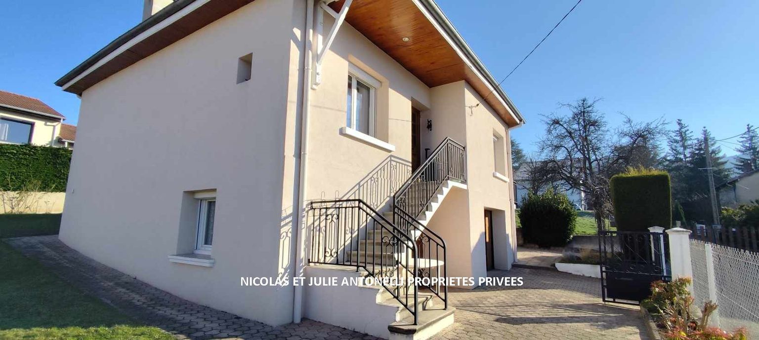 le Chambon Feugerolles 42500 secteur calme maison sur sous-sol complet 83m² 3 chambres 428m²  de terrain