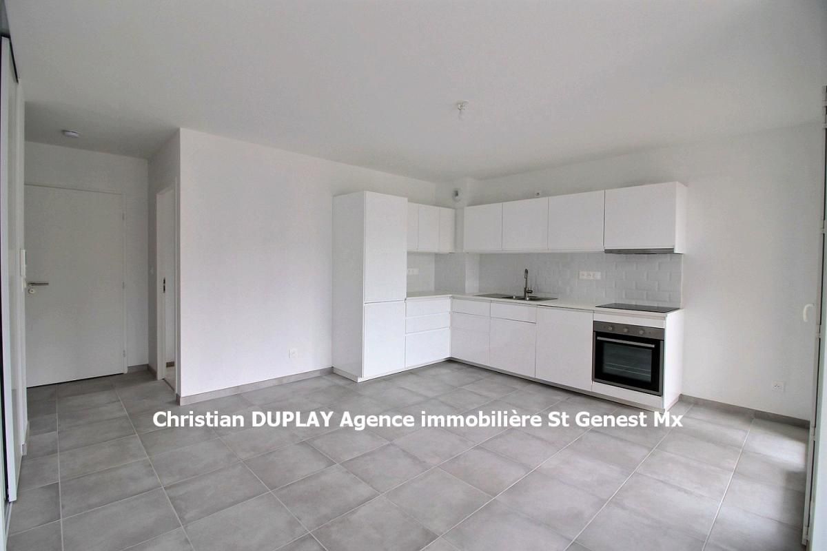 SAINT-GENEST-MALIFAUX Saint Genest Malifaux 42660  CENTRE VILLAGE Appartement type F2 48,63m²  1 chambre balcon place de stationnement dans un immeuble neuf aux normes PMR 2