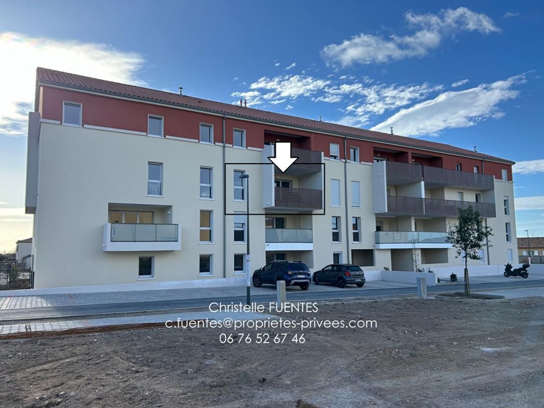 HERAULT - LOUPIAN (34140) - APPARTEMENT EN RESIDENCE - T2 - 42M2 - TERRASSE - PARKING - CAVES