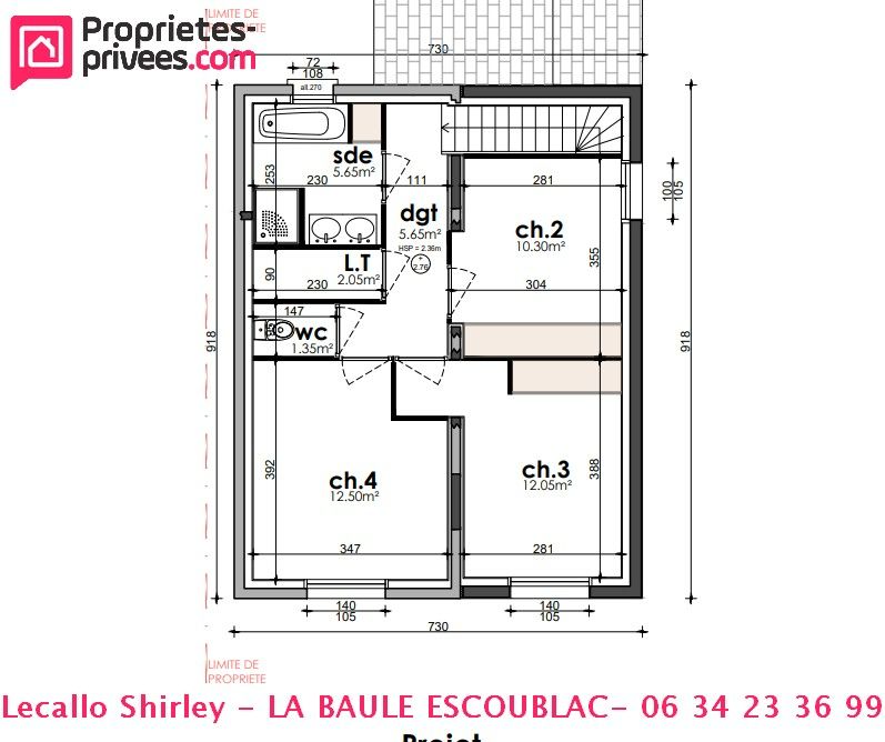 LA BAULE-ESCOUBLAC Maison La Baule Escoublac 5 pièce(s) 124 m2 3