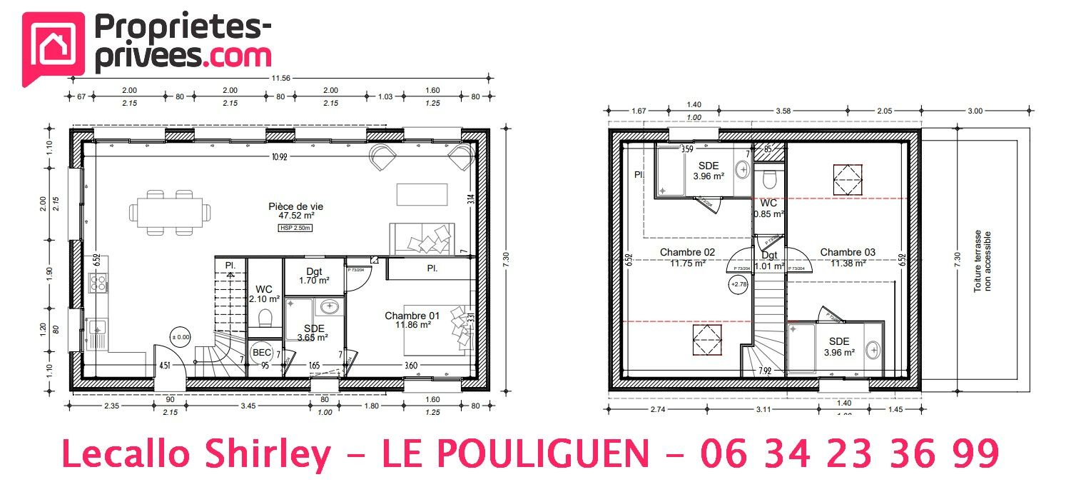 LE POULIGUEN Maison Le Pouliguen 4 pièce(s) 103 m2 3