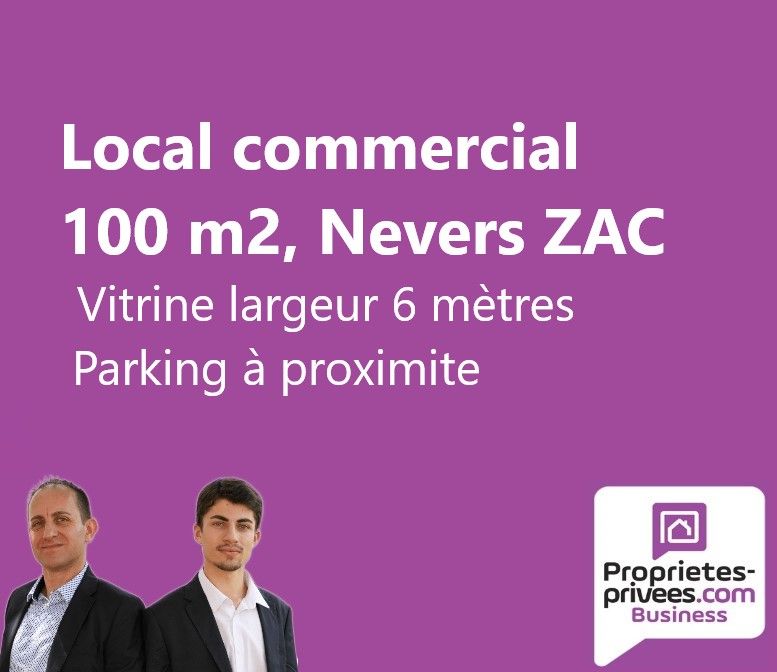NEVERS NEVERS ZONE COMMERCIALE - LOCAL COMMERCIAL 100 M², A LOUER 1