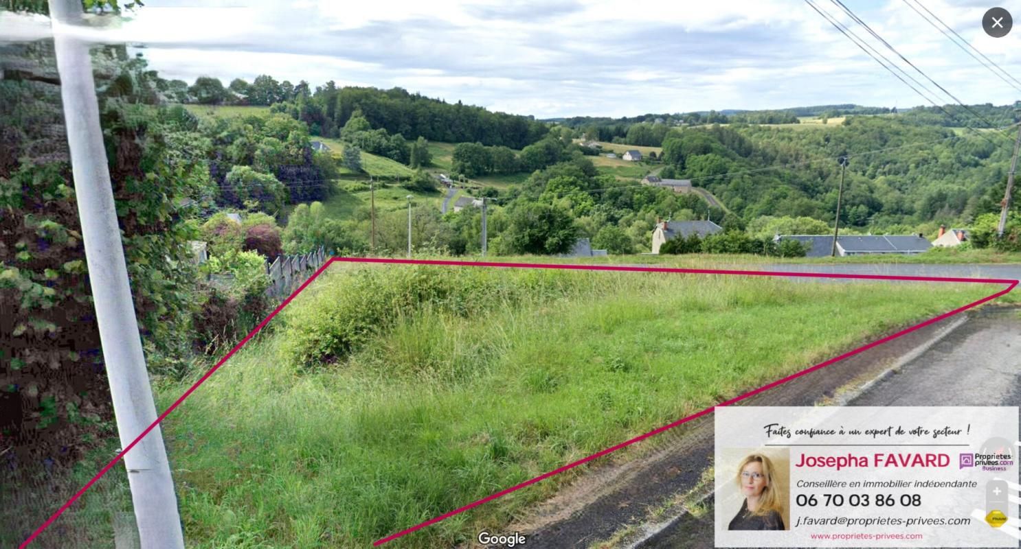 TREIGNAC Terrain de 739 m² sur les hauteurs de Treignac 3