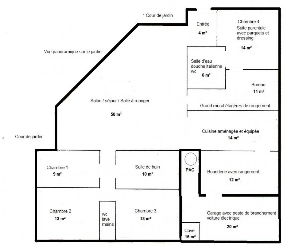 MONTUSSAN Maison atypique - 7 pièces - 170 m2 - terrain 1654 m² 3