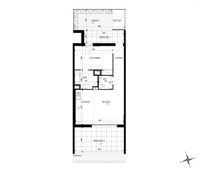 SIX-FOURS-LES-PLAGES Appartement  T2 - Six-Fours - VUE MER - 52 m²- 428 000 euros 4