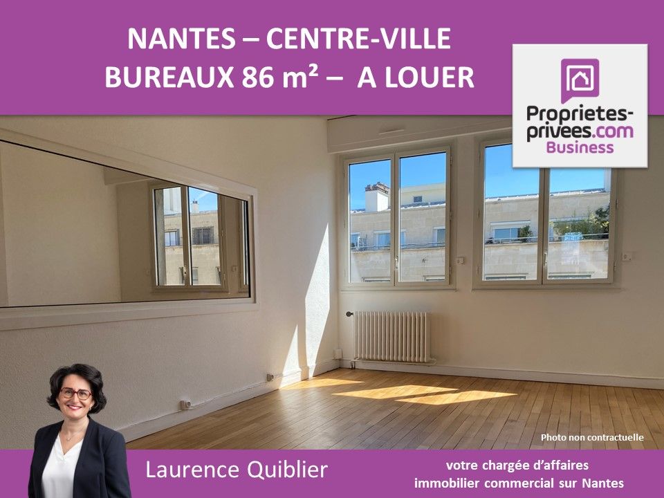 44000 NANTES  - BUREAUX 86 m² A LOUER - HYPER CENTRE VILLE