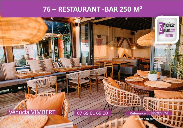 EXCLUSIVITE Normandie ! Bar brasserie d'ambiance 250 m²