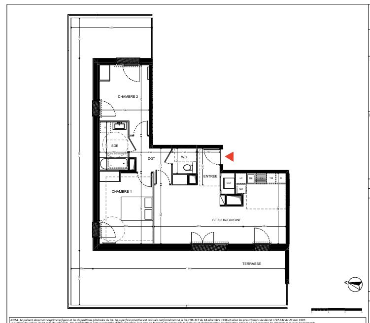 DOMONT Appartement Domont 3 pièce(s) 69.29 m2 2