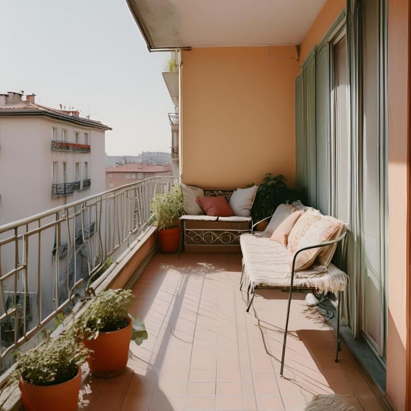TOULON Appartement T2 - 40 m2 - Terrasse + place de parking - Toulon - 186 383 2