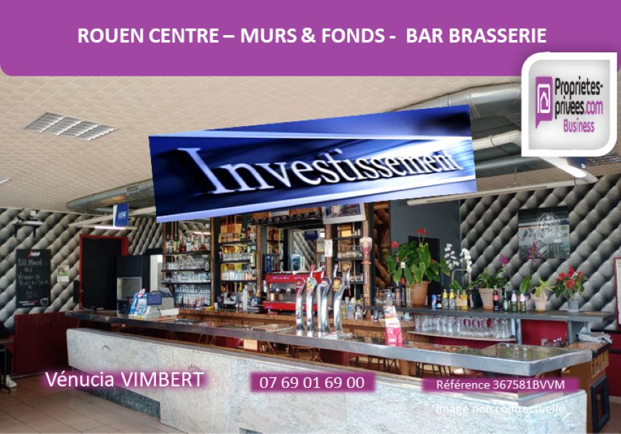 ROUEN Rouen Rive Droite ! Murs & Fonds Bar Brasserie FDJ - 200 m2 2