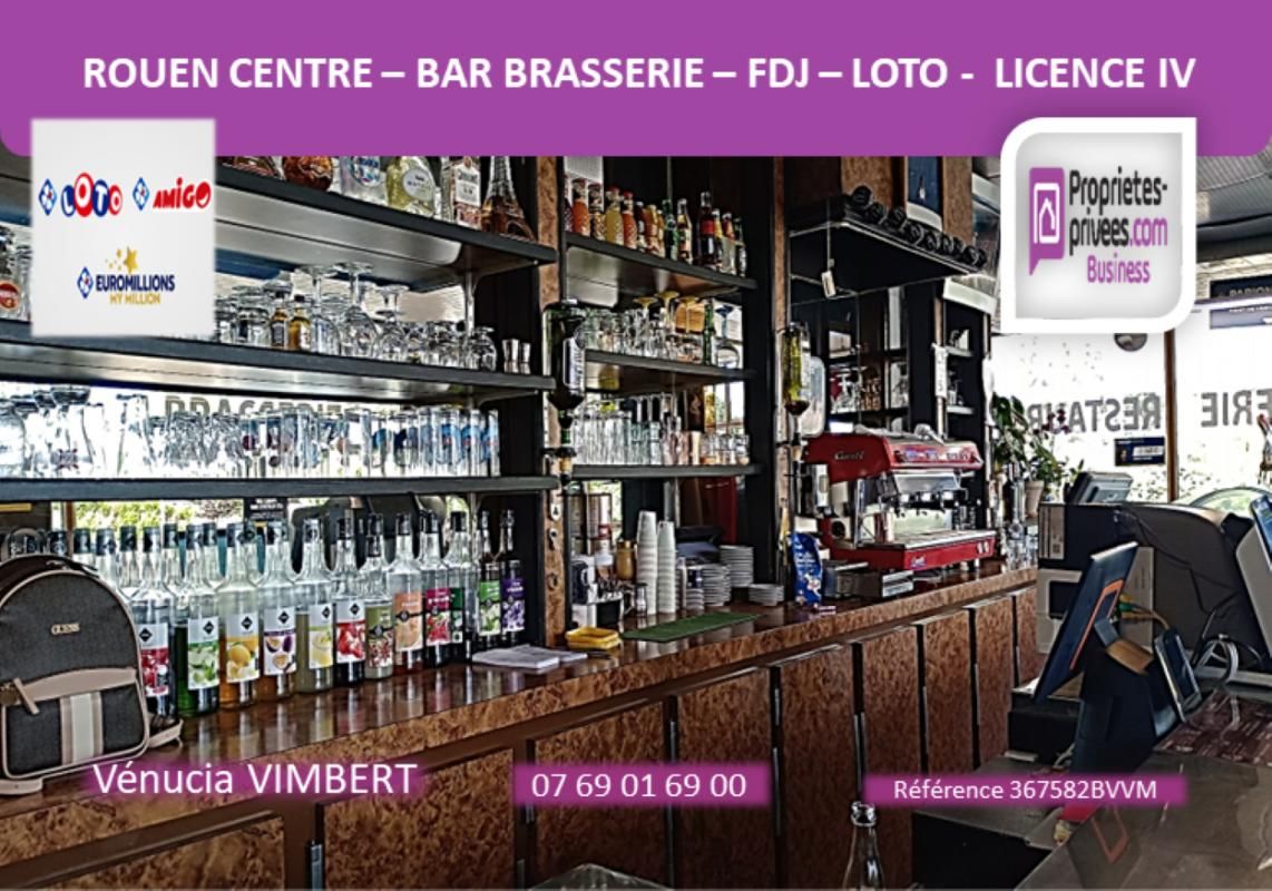 Rouen Centre ! Bar Brasserie FDJ Licence IV, Terrasse