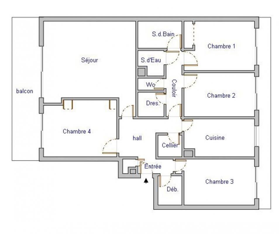 GRENOBLE Appartement T5 à rénover - Quartier Prefecture - Bir Hakeim 2