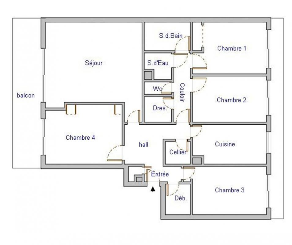 GRENOBLE Appartement T5 traversant avec Terrasses et Parking, Idéal Famille 2