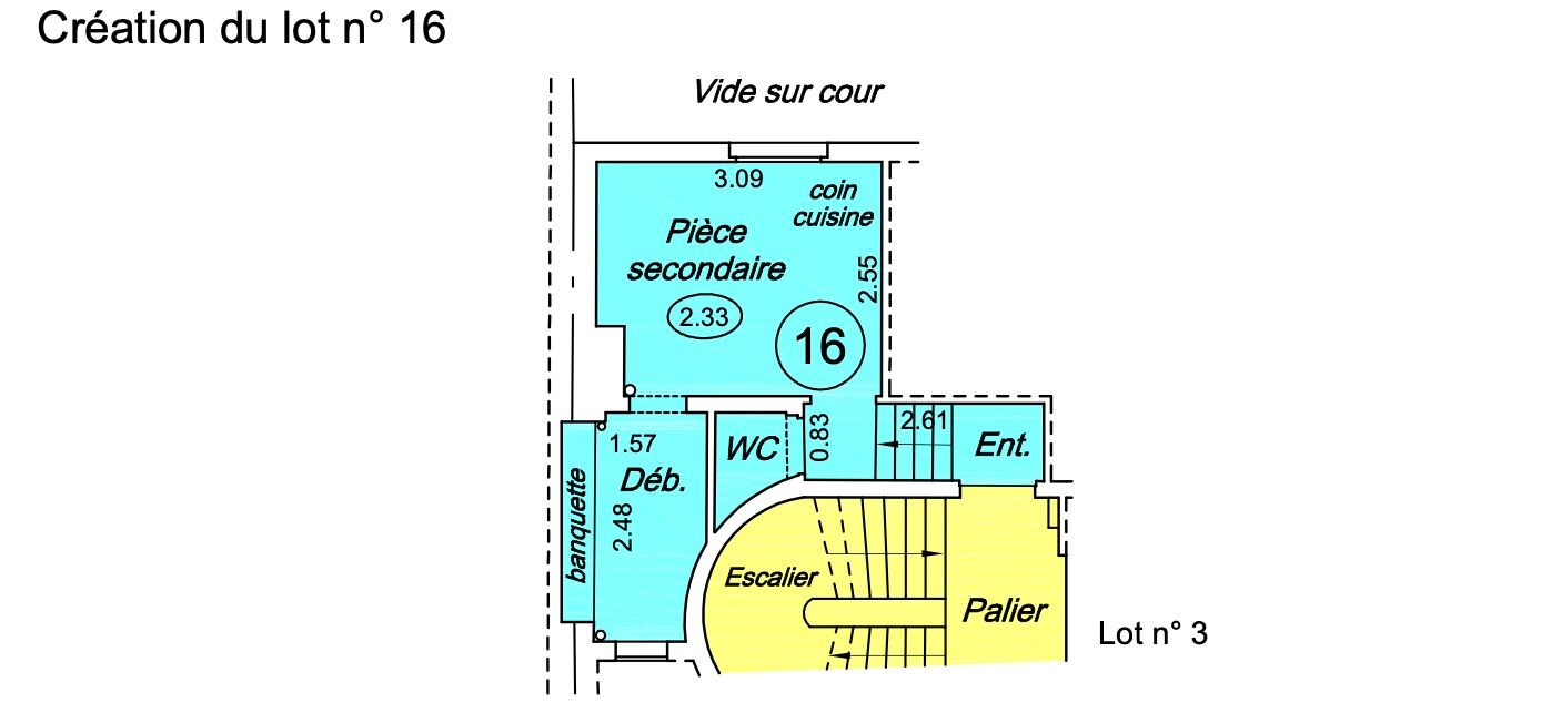 PARIS-10E-ARRONDISSEMENT Appartement  2 pièces 24 m2 1