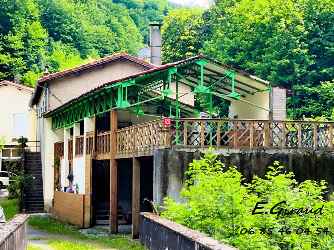 MAZAMET Maison en pierre de type T4 , avec terrasse en Pilotis, jardin, parking couvert, grande salle 3