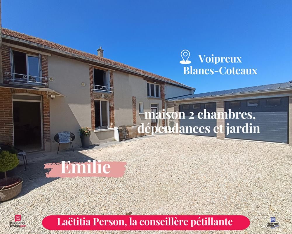"EMILIE" Maison Voipreux Blancs Coteaux 80 m2