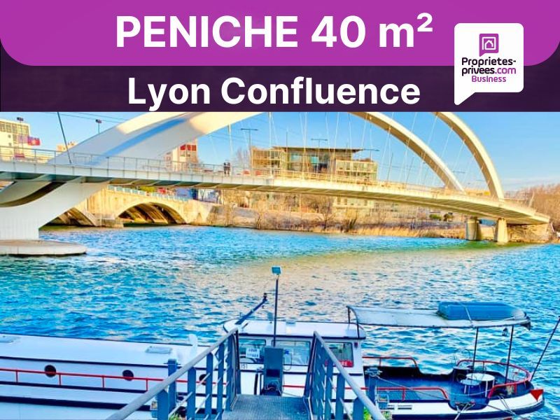 LYON-2E-ARRONDISSEMENT LYON Perrache - PENICHE 40 m² , 18 mètres, Ponton privé 2