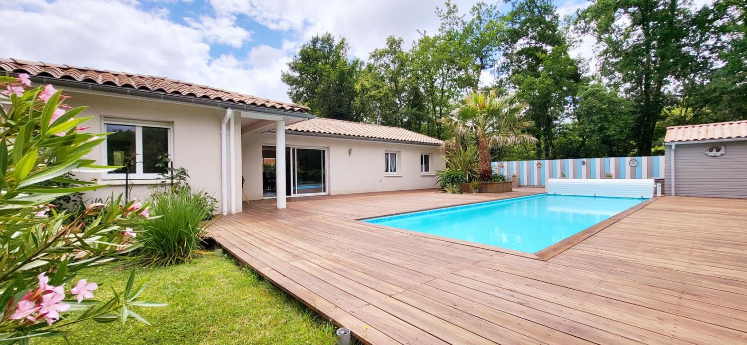 MIOS MIOS 33380 - JOLIE VILLA 130 M² env. 4 CH, PISCINE, TERRAIN 2500 M² 2