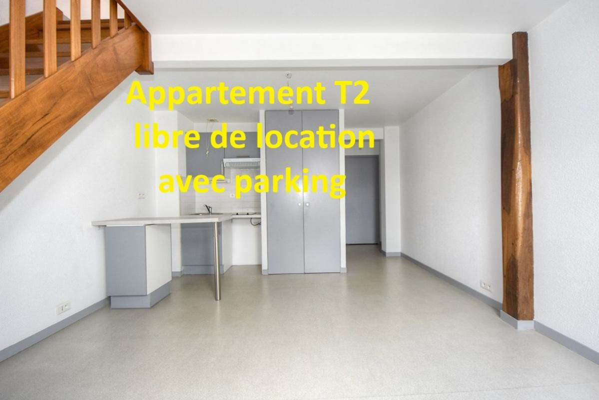 Appartement T2 libre de  46 m2 avec parking